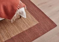 Bordy Edge Jute Rug 200 X 300 cm in Brown
