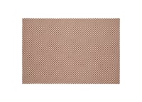 Checky Wool Rug - 200cm x 300cm - Brown and Oat