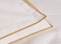 Twin Trim Classy Cotton Duvet Cover Superking in Butterscotch
