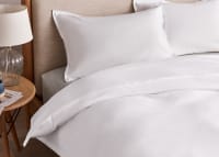 Twin Trim Classy Cotton Duvet Cover Superking in Icing Sugar