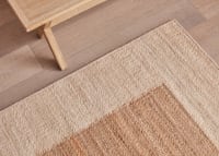 Bordy Edge Jute Rug 140 x 200 cm in Oat