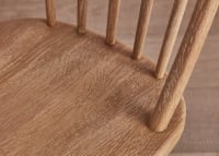 Pair of Chortler Kitchen Chairs in Whitewashed Oak
