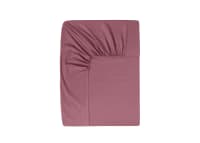 Easy Cotton Fitted Sheet Double in Raspberry Fool