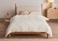 Classy Cotton Duvet Cover Double in Oat Milk