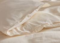 Classy Cotton Duvet Cover Double in Oat Milk