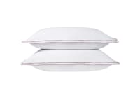 Twin Trim Classy Cotton Set of 2 Pillowcase - Standard - Raspberry Fool