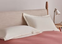 Twin Trim Classy Cotton Set of 2 Pillowcase - Standard - Oat Milk