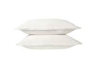 Twin Trim Classy Cotton Set of 2 Pillowcase - Standard - Oat Milk