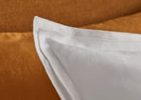 Twin Trim Classy Cotton Set of 2 Pillowcase - Standard - Icing Sugar