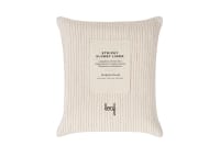 Stripey Slubby Linen Duvet Cover Superking in Raspberry Fool
