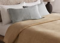 Lazy Linen Duvet Cover - Superking - Butterscotch Marle