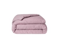 Lazy Linen Duvet Cover - Superking - Raspberry Fool Marle
