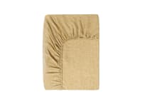 Lazy Linen Fitted Sheet - Superking - Butterscotch Marle