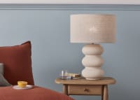 Triple Scoop Ceramic Lamp - Large - Sandcastle Beige
