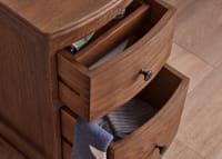 Bastille Side Table in Dark Oak