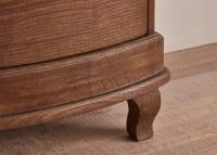 Bastille Side Table in Dark Oak