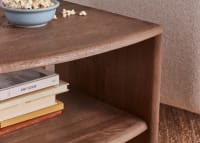 Bowie Side Table in Dark Oak