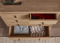 Elodie Chest of Drawers in Whitewashed Oak