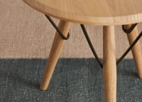 High Wire Side Table in Light Oak
