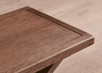 Scooch Kitchen Bench in Dark Oak