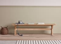 Scooch Kitchen Bench in Whitewashed Oak