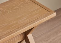 Scooch Kitchen Bench in Whitewashed Oak