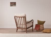 Shearer Easins Accent Chair in Dark Oak