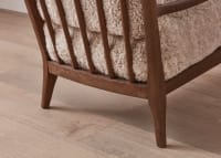 Shearer Easins Accent Chair in Dark Oak