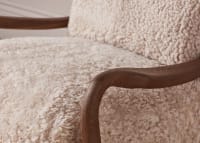 Shearer Easins Accent Chair in Dark Oak