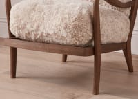 Shearer Easins Accent Chair in Dark Oak