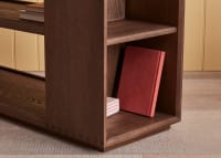 Shelfie Side Table in Dark Oak