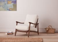 Squishbag Accent Chair in Dark Oak