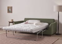 Slow Riser Sofa Bed in Waxed Jacket Green Linen