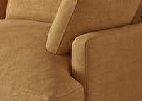 Squisharoo Sofa Bed in Honey Pot Yellow Linen