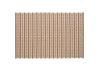 Laddery Wool Rug - 140cm x 200cm - Conker Clash and Chocolate Chops Brown