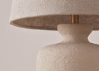 Dapple Ceramic Table Lamp - Small - Sandcastle Beige