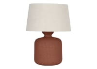 Dapple Ceramic Table Lamp - Large - Cinnamon Sticks Orange