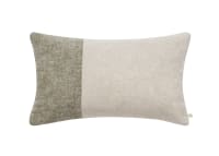 Marley Linen Block Cushion - 40x66 - Welly Boot Green