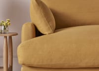 Squisharoo Sofa Bed in Honey Pot Yellow Linen