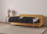 Squisharoo Sofa Bed in Honey Pot Yellow Linen