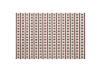 Laddery Wool Rug 300 x 400 cm in Stinging Nettle Green and Pottery Pink