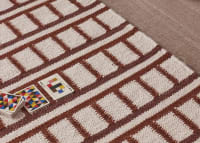 Reely Wool Rug 300 x 400 cm in Conker Clash and Chocolate Chops Brown