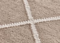 Crissy Crossy Wool Rug - 140cm x 200cm - Truffle Taupe