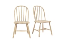 Chortler Pair of Chairs - Standard - Whitewashed Oak