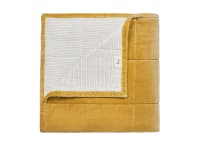 Dozer Velvet Quilt  - 230cm x 250cm - Butterscotch