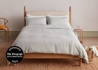 Lazy Linen Duvet Cover - Superking - Duck Pond Teal Marle