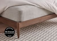 Lazy Linen Fitted Sheet - Double - Duck Pond Teal Marle