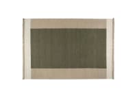 Blocky Linen Rug - 140 x 200 - Olive