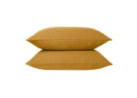 Lazy Linen Set of 2 Pillowcases - Standard - Butterscotch