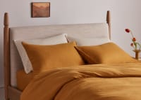 Lazy Linen Set of 2 Pillowcases - Standard - Butterscotch